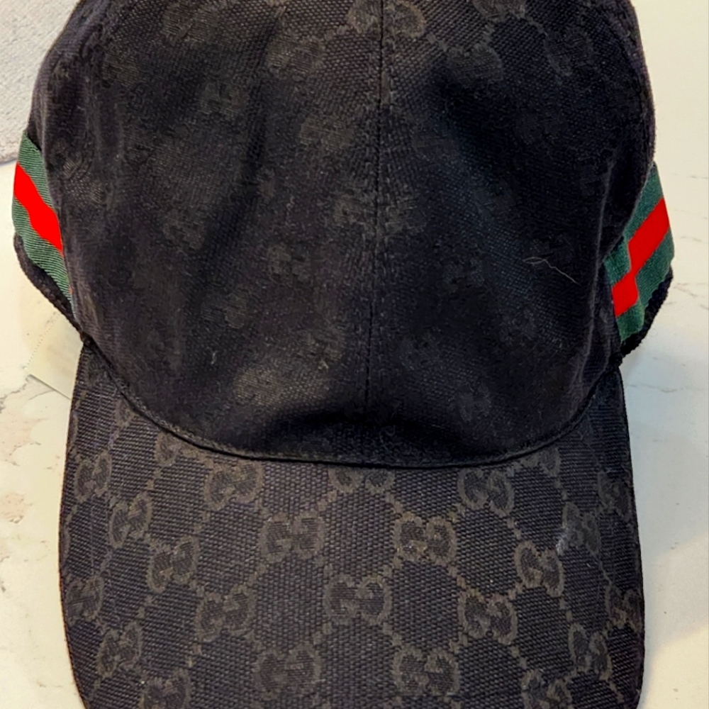 Original GG canvas baseball hat with web